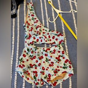 Cute Custom Crafted 2 Piece Performance Dance Costume, XS